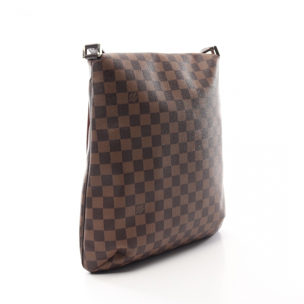 Louis Vuitton Musette Damier Ebene Shoulder Bag Brown